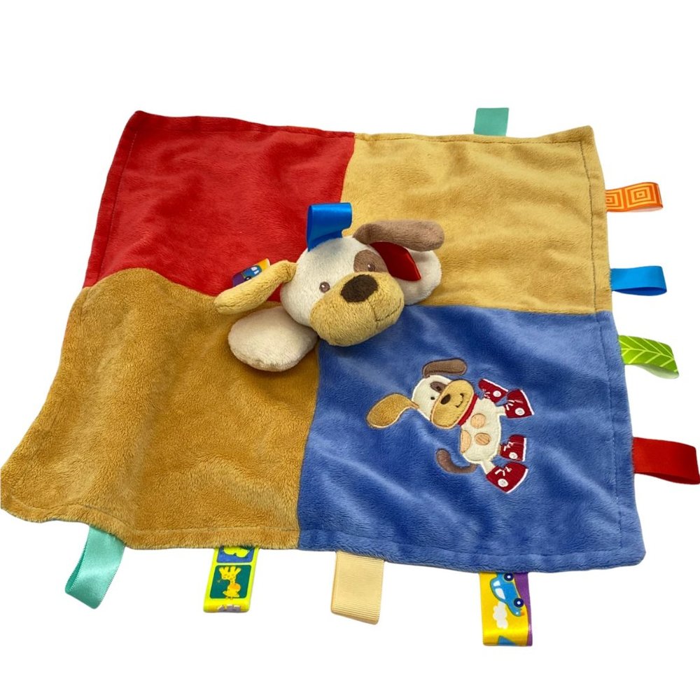 Taggies Puppy Dog Buddy Security Blanket Lovey